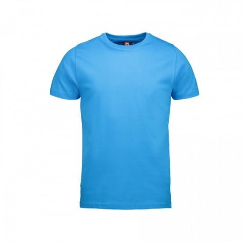 Męska koszulka slim w kolorze błękitnym ID Identity 0502