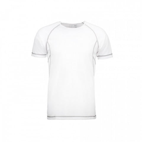 White - Męski T-shirt GAME Active 0580