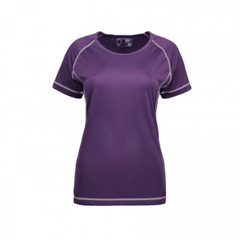 Purple - Damski T-shirt GAME Active 0581