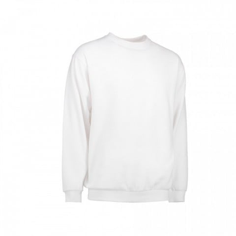 White - Męska klasyczna bluza 0600