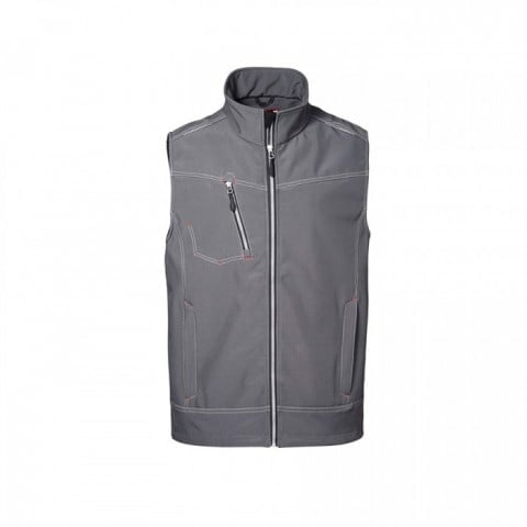 Silver Grey - Worker Soft Shell-Weste