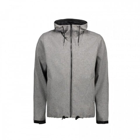 Grey Melange - Casual Soft Shell Herrenjacke