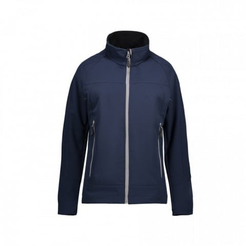 Navy - Damen funktionelle Softshelljacke 0869