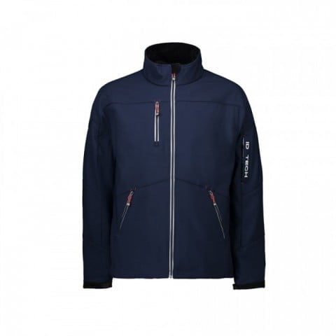 Navy - Herren Kontrast Softshelljacke