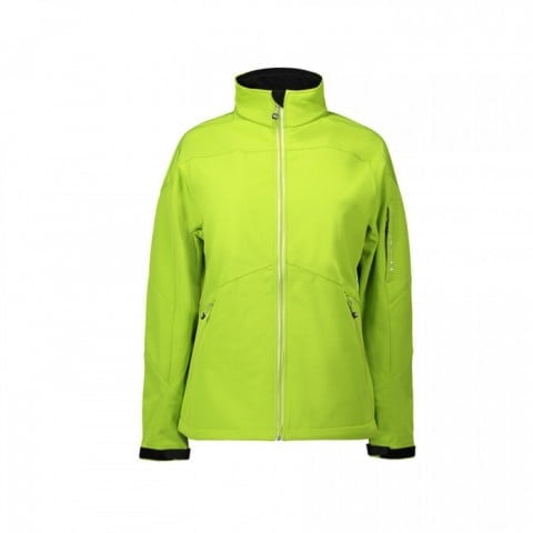 Lime - Damen Kontrast Softshelljacke