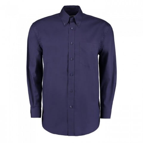 Midnight Navy - Męska klasyczna koszula Oxford Fit