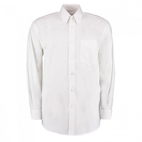 White - Męska klasyczna koszula Oxford Fit