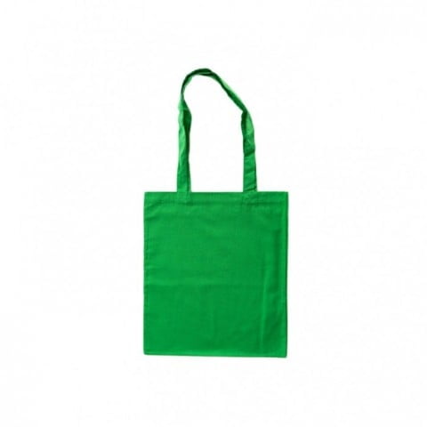 Light Green - Cotton bag, long handles