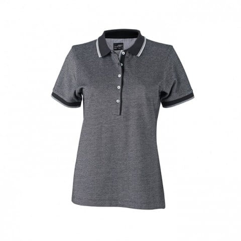 Black - Frauen Poloshirt JN703
