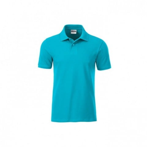 Turquoise - Męska koszulka polo Basic