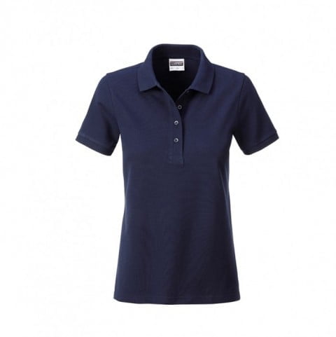 Navy - Damska koszulka polo Basic