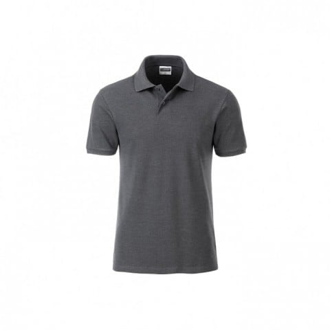 Black Heather - Męska koszulka polo Basic