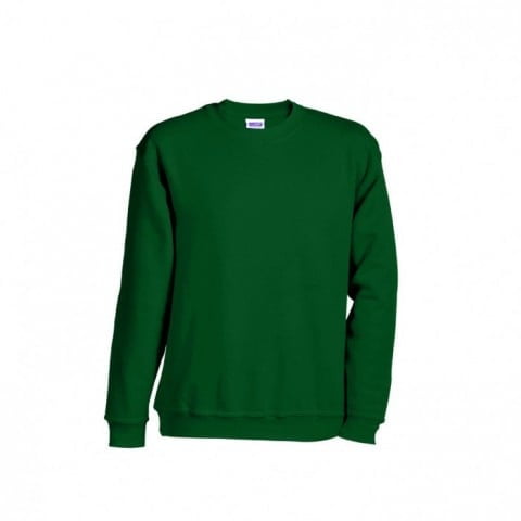 Dark Green - Bluza Crewneck Heavy