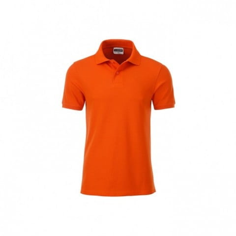 Dark Orange - Męska koszulka polo Basic