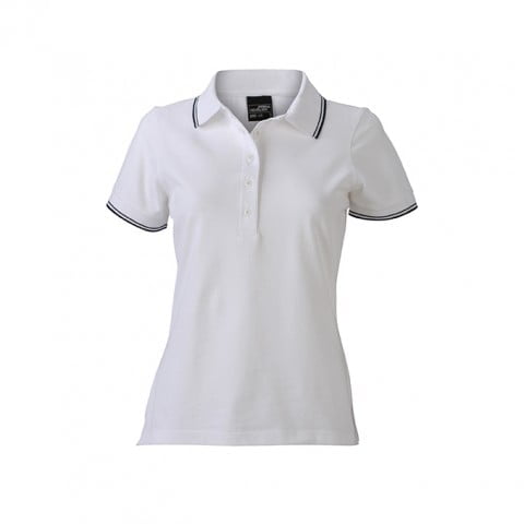 White - Frauen Poloshirt JN985