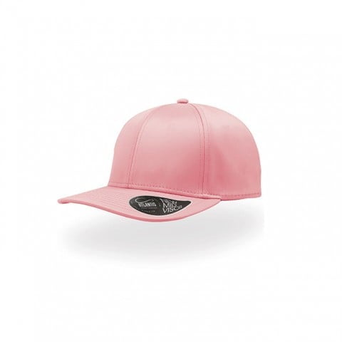 różowa czapka reklamowa z logo