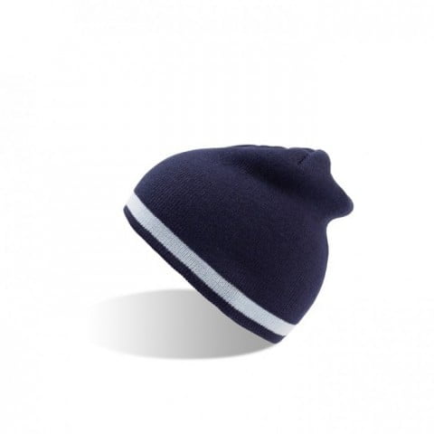 Navy/Light Blue - Czapka zimowa Moover