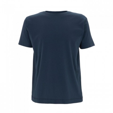 Granatowy klasyczny organiczny t-shirt dla marki własnej - Continental Jersey T-shirt N03