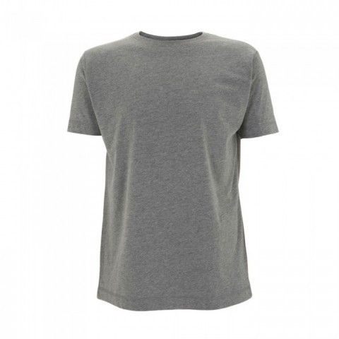 Ciemnoszary klasyczny organiczny t-shirt dla marki własnej - Continental Jersey T-shirt N03