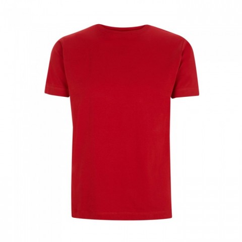 Czerwony klasyczny organiczny t-shirt dla marki własnej - Continental Jersey T-shirt N03