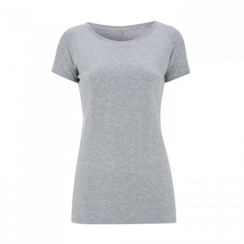 MGY - Melange Grey - Damski Regular Fitted T-shirt N09