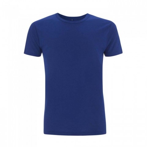 Niebieska koszulka męska bambusowa GOTS Bamboo Jersey t-shirt N45