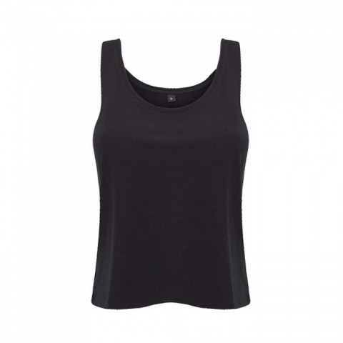 BL - Black - Damski Tank Top EcoVero N47