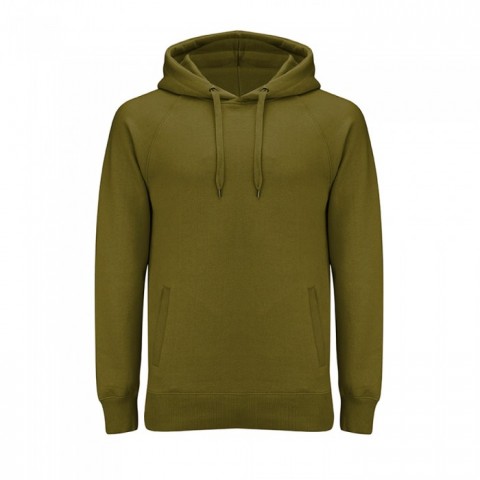 KH - Khaki - Bluza Unisex Pullover z Kieszeniami N50P