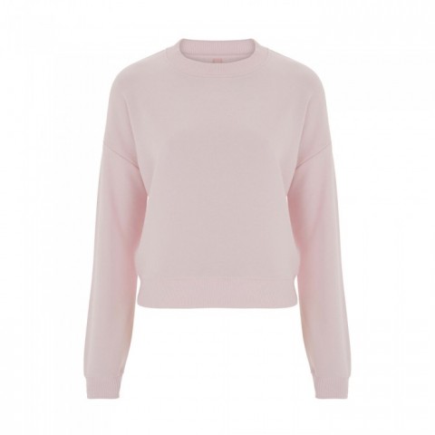LP - Light Pink - Damska Bluza Cropped N57