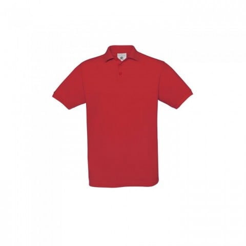 Red - Męska koszulka polo Safran