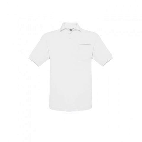 White - Poloshirt Safran mit Tasche