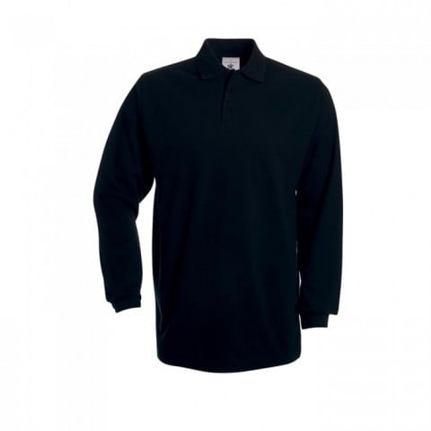 Black - Koszulka polo Unisex Heavymill