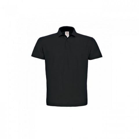 Black - Męska koszulka polo ID.001