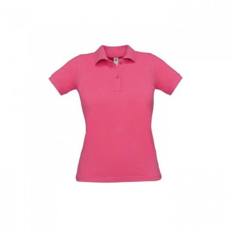 Fuchsia - Damska koszulka polo Safran Pure