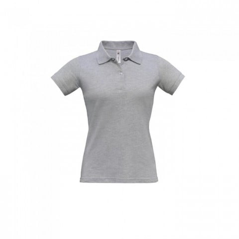 Heather Grey - Damska koszulka polo Safran Pure