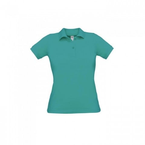 Real Turquoise - Damska koszulka polo Safran Pure