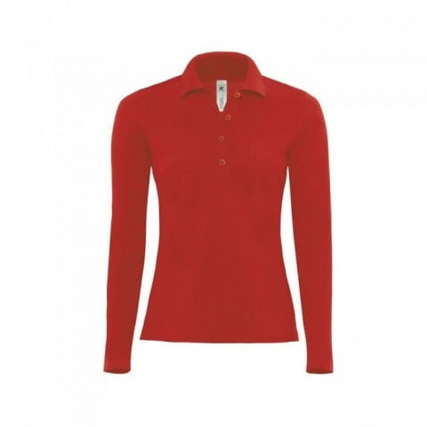 Red - Damska koszulka polo Safran Pure