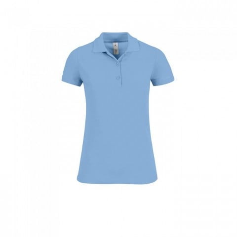 Light Blue - Damska koszulka polo Safran Timeless