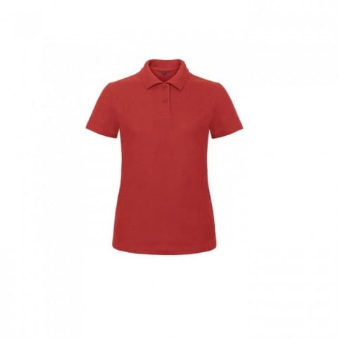 Red - Damska koszulka polo ID.001