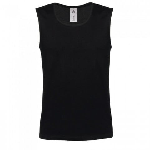 Black - T-Shirt Tank Top Athletic Move