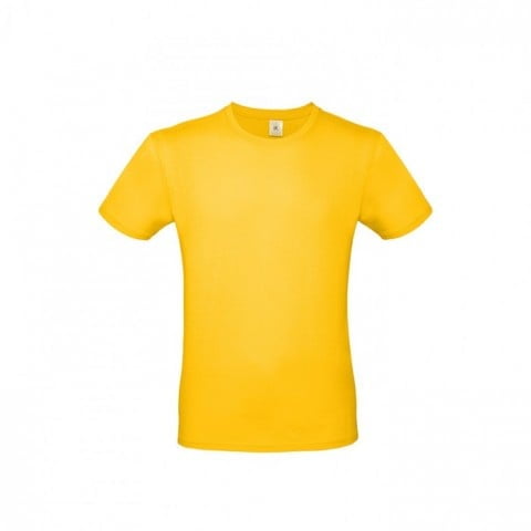 Męska żółta koszulka B&C #E150