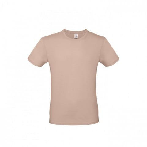 Męska jasnoróżowa koszulka B&C #E150