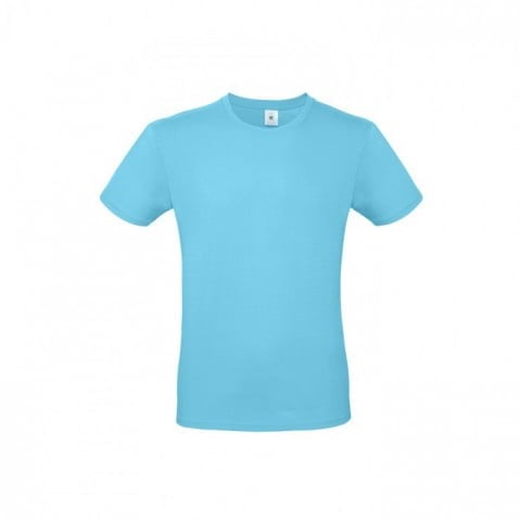 Męska błękitna koszulka B&C #E150