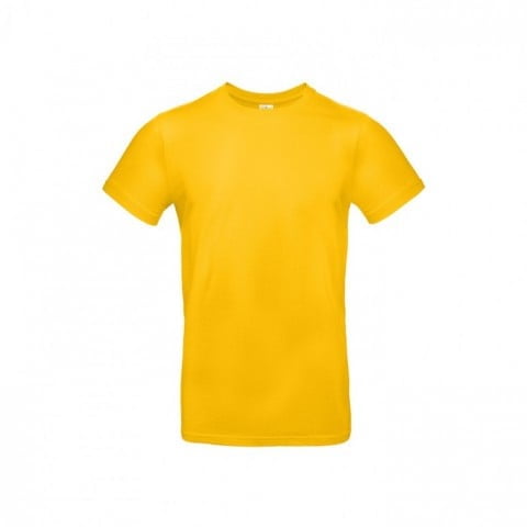 Żółta męska koszulka B&C TU03T #E190