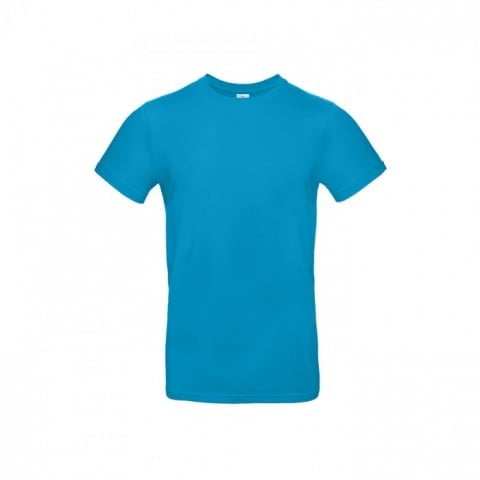 Niebieska męska koszulka B&C TU03T #E190