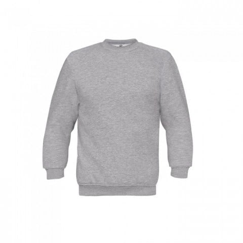 Heather Grey - Bluza Crewneck Set In