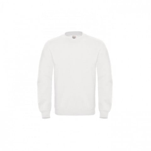 White - Bluza Crewneck ID.002 Cotton Rich