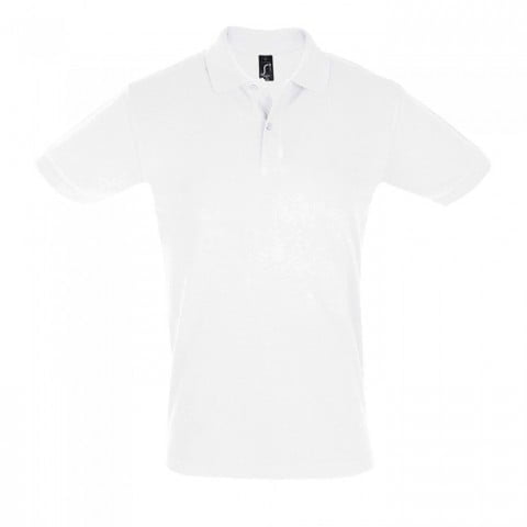 White - Męska koszulka polo Perfect