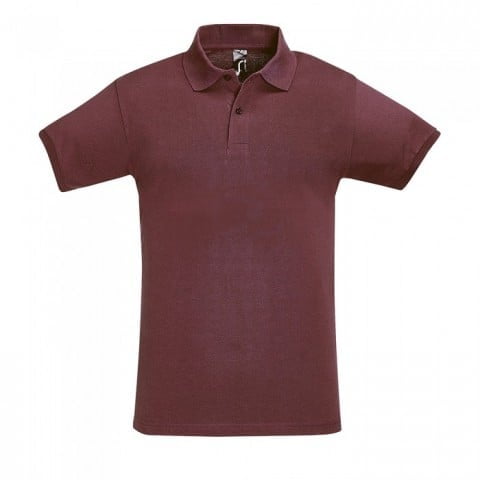 Burgundy - Męska koszulka polo Perfect
