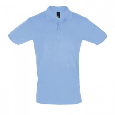 Sky Blue - Męska koszulka polo Perfect